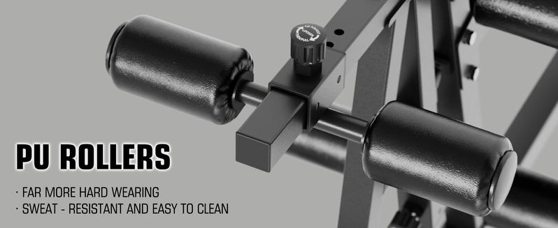 MIKOLO Leg Extension & Curl Machine, Adjustable Seated Leg Extension and Lying Leg Curl Equipment for Lower Body Workouts at Home Gym, 600LB Capacity Strength Training Accessory