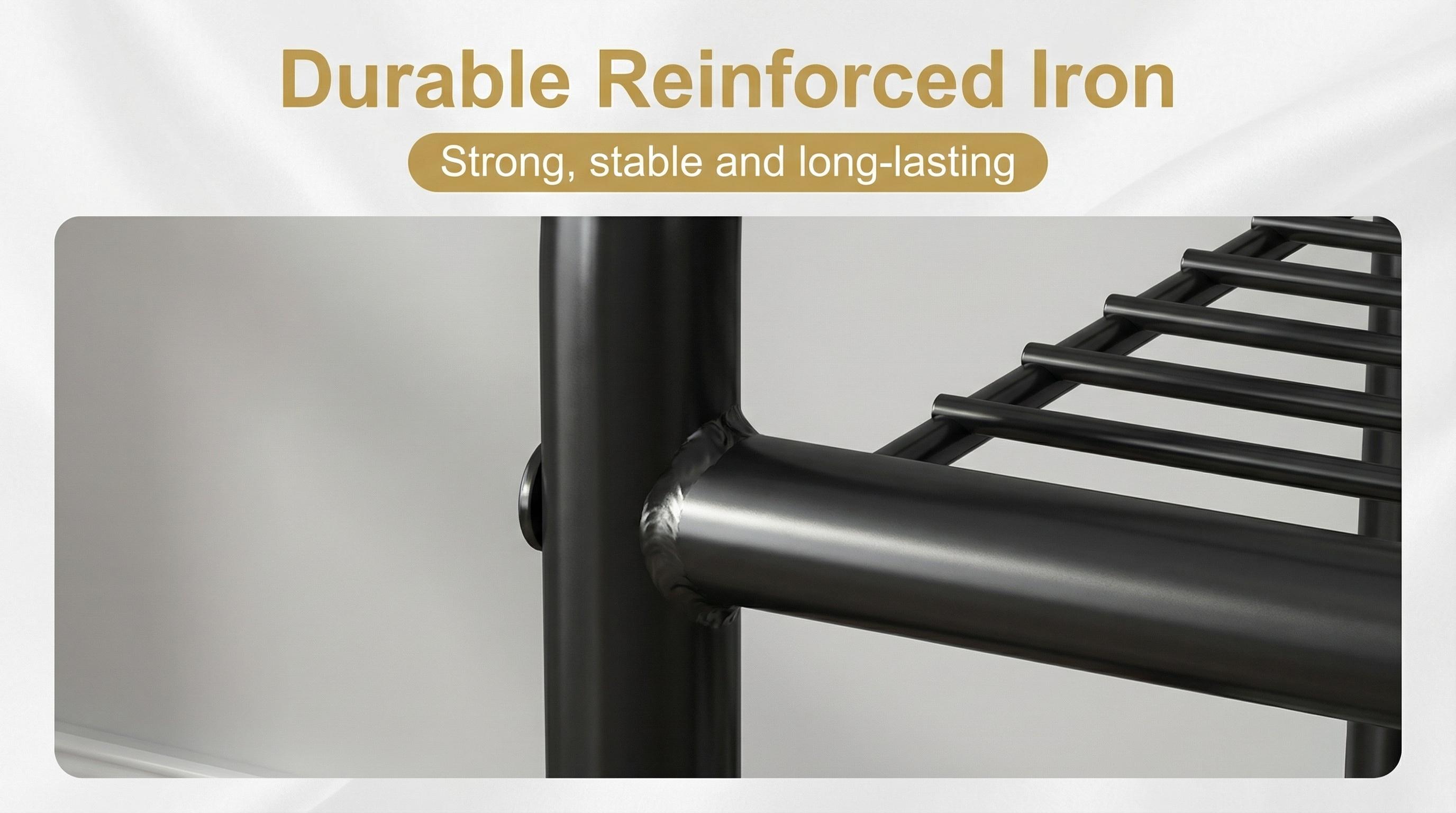 SUOERNUO 2/3/4 Tier Metal Shoe Rack Long Shoes Storage Organizer for Closet Entryway Black Grey Paint Adjustable Room Organizing Large Capacity Multipurpose Shoe Rack Easy to Assemble