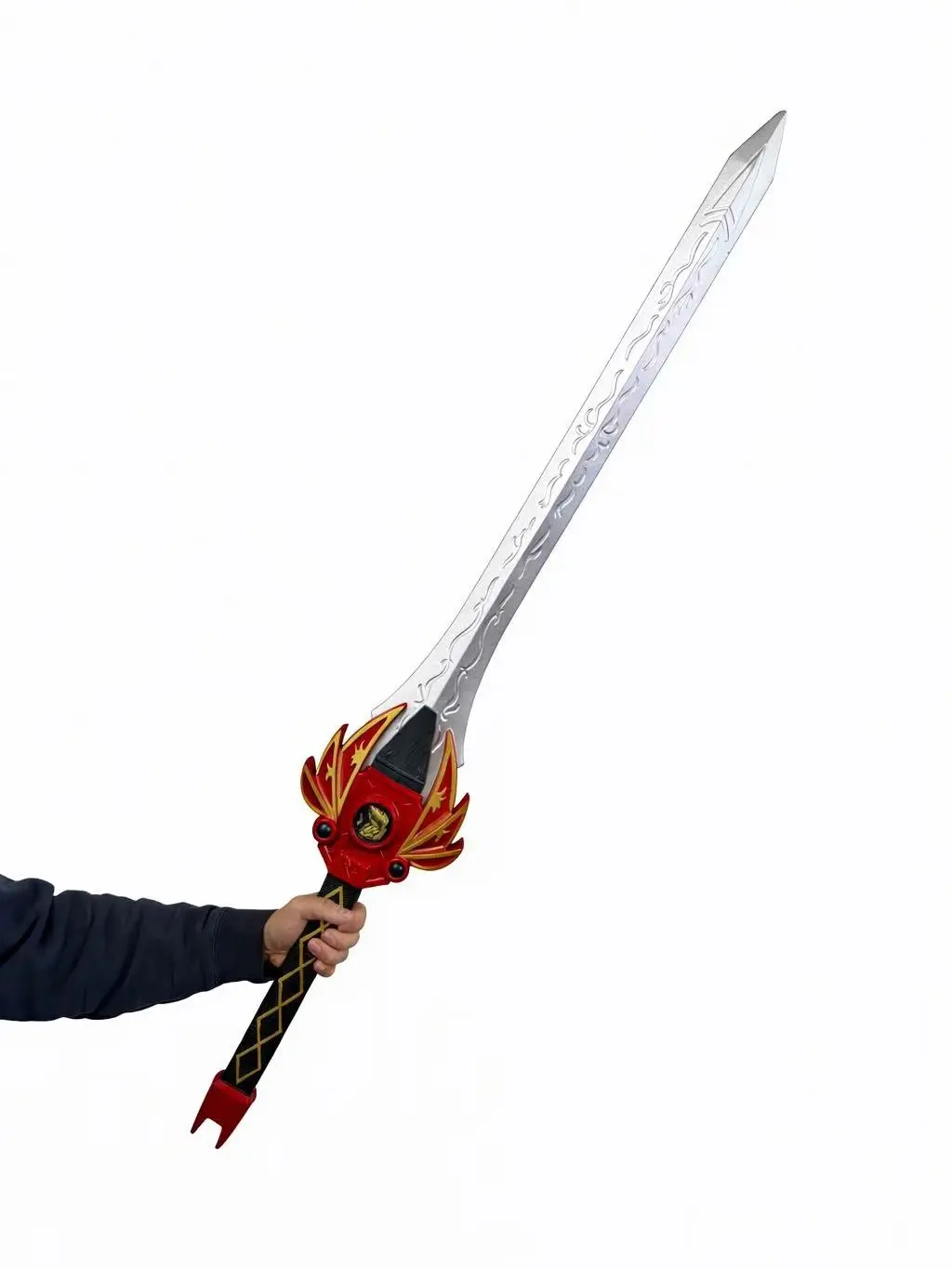 Kinstore Power Fantasy Ranger Red Lighting PU Foam Sword Black PU