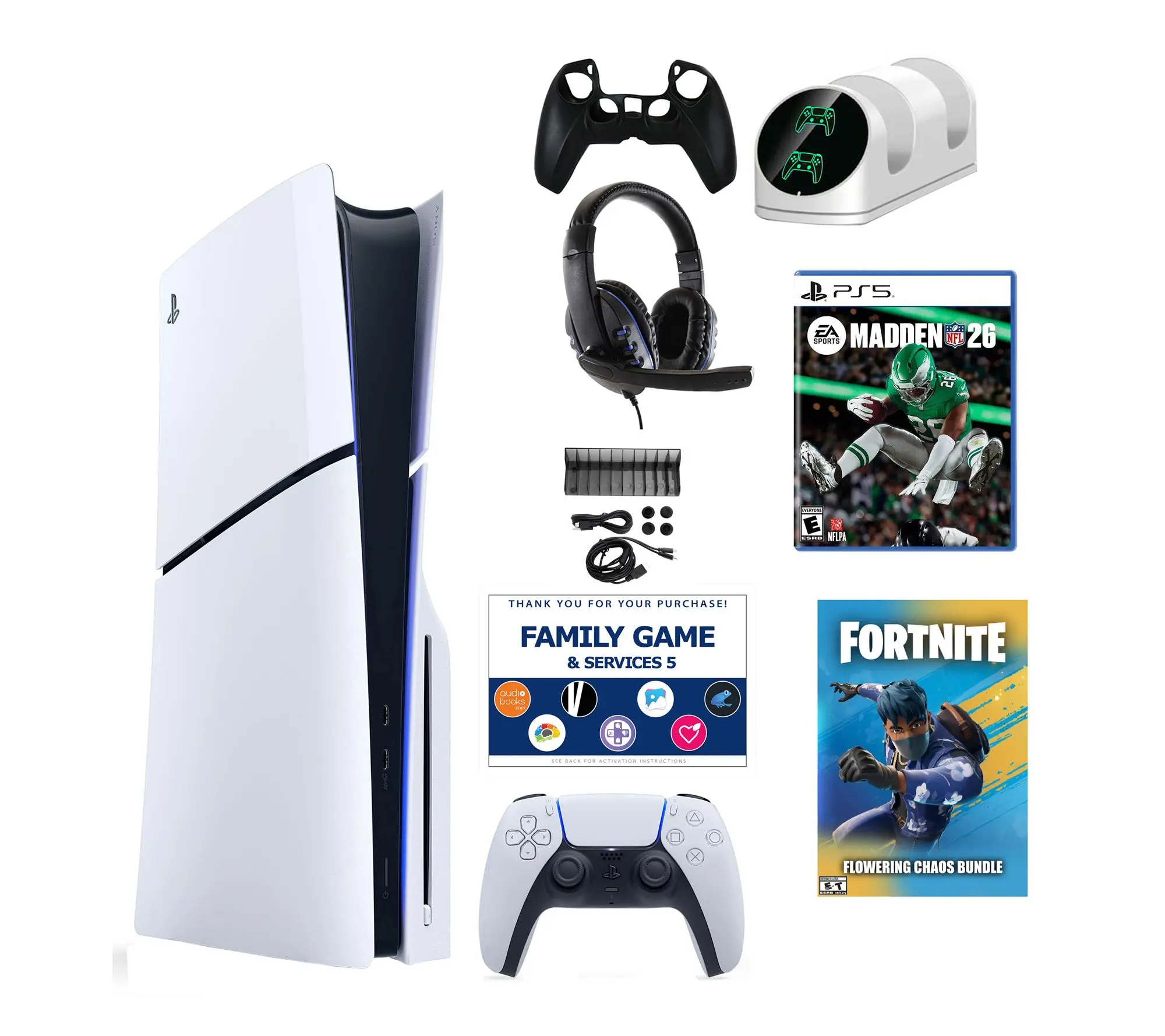 PS5 Slim Chaos with Madden 26 Accessories Kit & Voucher