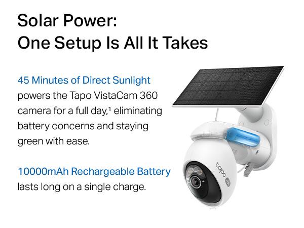 TP-Link & Tapo C660 KiT 4K Solar Security｜360° AI Tracking｜Starlight Color Night Vision｜Free Local Storage｜No Wires