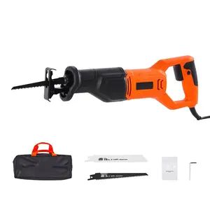 Corded Reciprocating Saw, 120V 6A, 3000 SPM Variable Speed, 3/4-Inch Stroke, Electric Reciprocating Saw Kit with 8 Blades and Carrying Bag, Suitable for Wood Metal Plastic Cutting, Applications