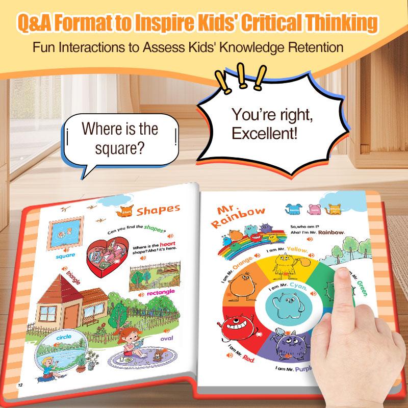 Children’s English Graded Reading Sound Toy | 38 Topics · 500+ Words · 300+ Sentences | Interactive, Screen-Free Language Learning Toy for Kids