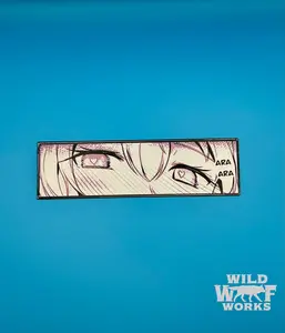 Kawaii Wide-Eyed Cat Bookmark (Manga Style)