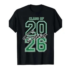 Graduation TShirt for Class of 2026 with Unisex Design Perfect for Summer 2025 Short Sleeve Printed Tee