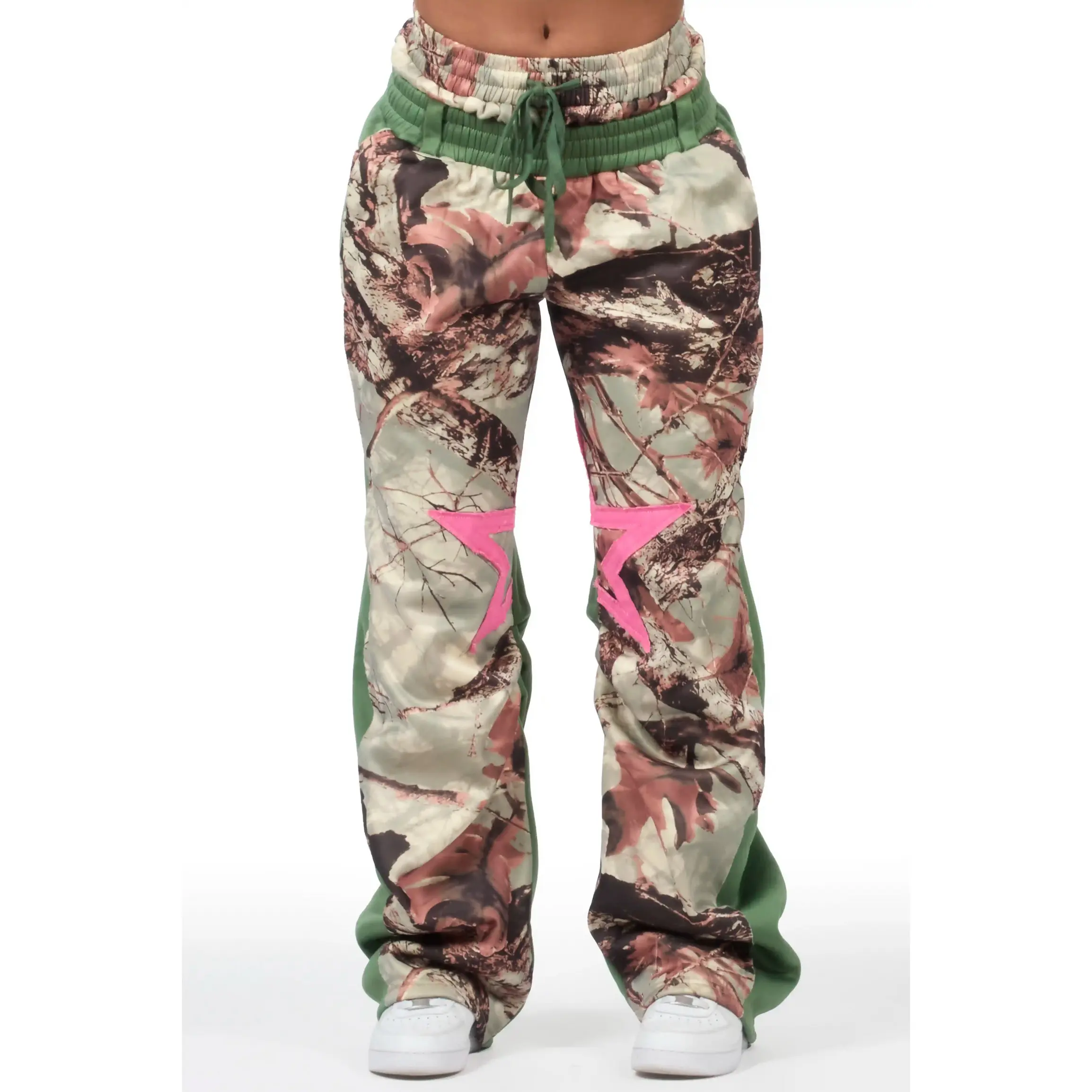 Canaan Tree Camo Double Waisted Baggy Track Pant