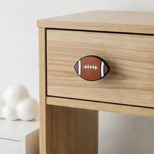 Cute Football Knob Pull Handle for Drawer Dresser Cabinet kids room decoration Includes Hardware