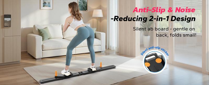 【Terra Gym】 Multi-functional Adjustable Ab Exercise Board, Split Ab Slide Roller Board, Home Pilates Reformer with Knee Mat for Home Gym Core & Ab Strength Training, Abdominal Crunch Machine SpringStatements 【Terra Gym】 Multi-functional Adjustable Ab Exercise Board, Split Ab Slide Roller Board, Home Pilates Reformer with Knee Mat for Home Gym Core & Ab Strength Training, Abdominal Crunch Machine SpringStatements