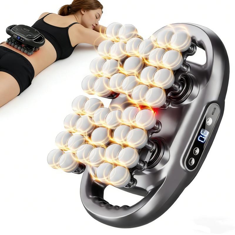 12-Ball Massage Gun 30-Level Intensity Adjustment 9 Massage Modes Effectively Relieves Back, Shoulder, Leg, and Foot Pain Quiet Muscle Massager Features Red Light Therapy Adjustable Settings Ideal for Daily Use Perfect Christmas Gift Choice