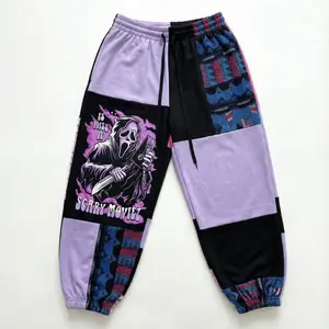 Is this Scary Movie Sweatpants, Horror Movie Pants, All Season Pants, Sweatpants For Men and Women, Horror Patchwork Sweatpants