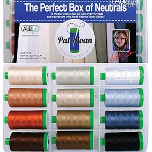 Aurifil Designer -The Perfect Box Of Neutrals By Pat Sloan - PSNB4012