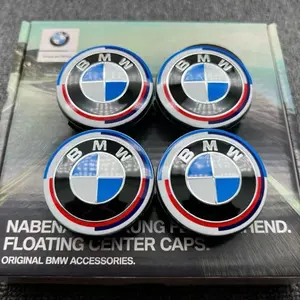 BMW Spinning Center Cap - Anniversary Edition, Automotive Exterior Accessory for Car Trim Upgrades