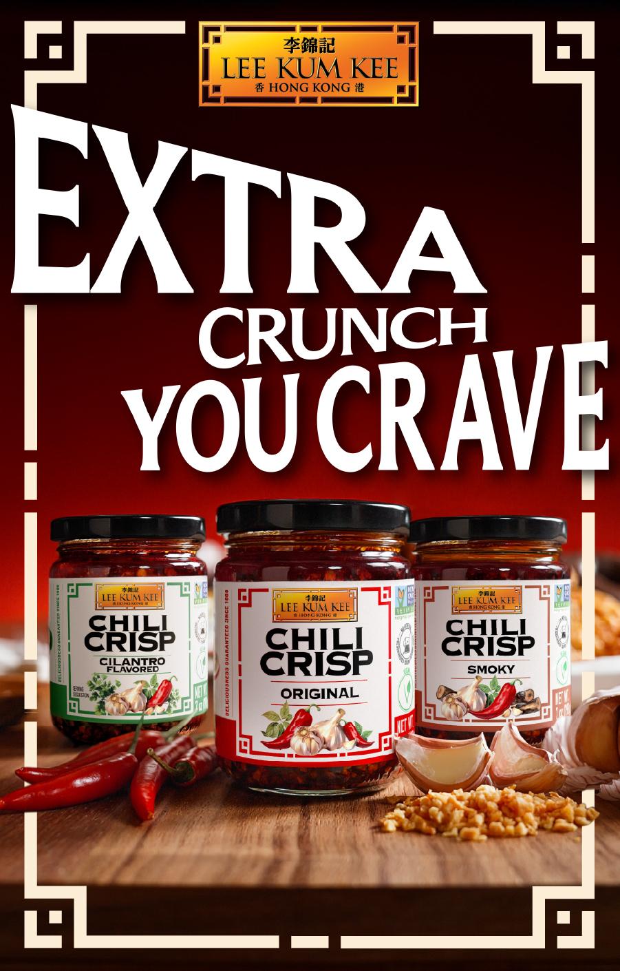 Lee Kum Kee Chili Crisp 3-Pack – Spicy, Crunchy & Flavorful Trio