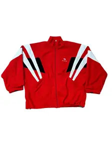 Balenciaga Full-zip Fleece "Red" Shirt