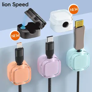 Magnetic Cord Organizer 6-Pack  Keep Cables in Place | Desk & Wall Cable Management Essential
