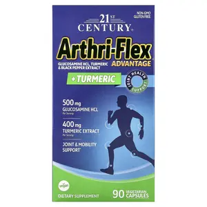 21st Century Arthri-Flex® Advantage + Turmeric, 90 Vegetarian Capsules