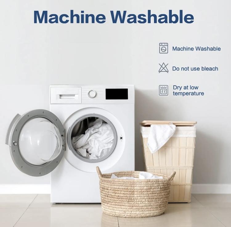 【VALUXE】 Elastic High Quality Mattress Toppers Cotton Mattress Protector Comfortable Mattress Topper Queen Size with 8-21 Inch Deep Pocket