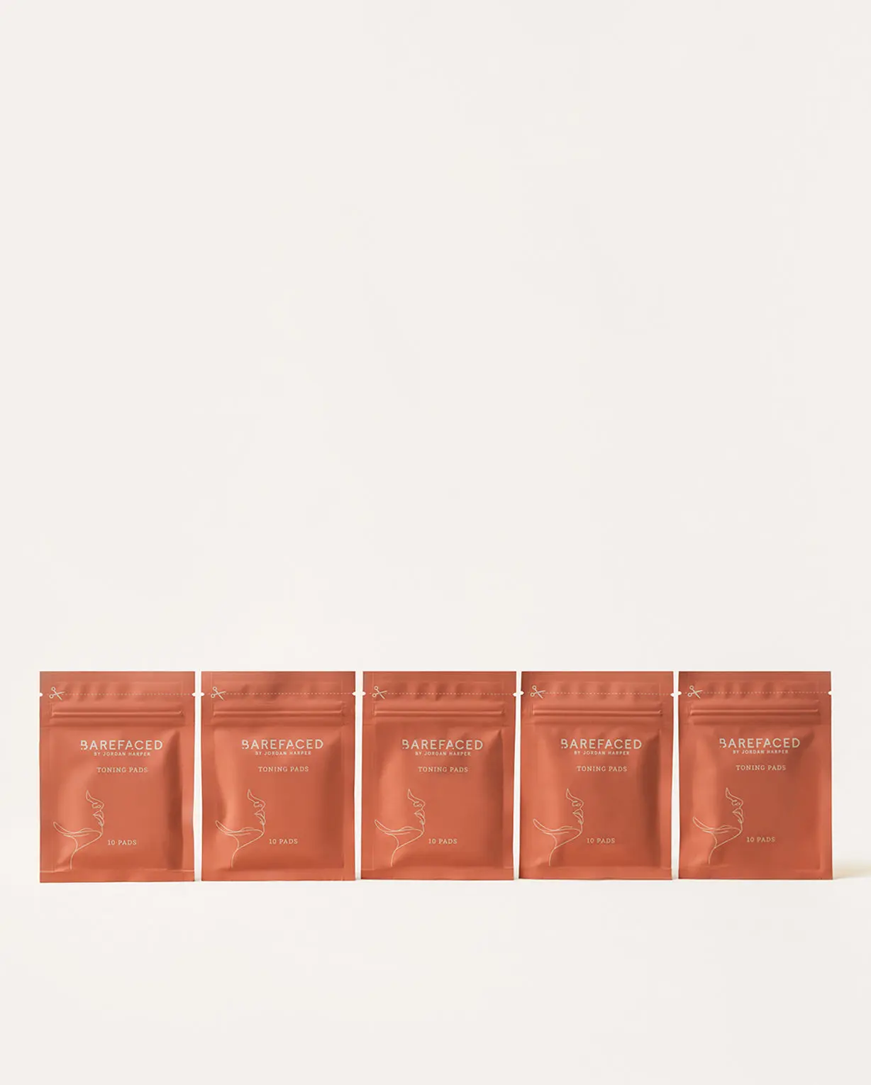 Travel Toning Pads 5-Pack (50 Pads Total)