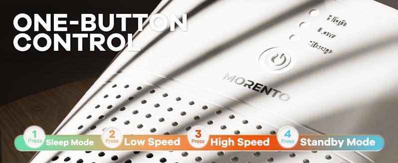 MORENTO Air Purifier 1800 for Bedroom, HEPA & Activated Carbon Cleaner with Aromatherapy, 3-Stage Filtration, Low Noise, Anti-Allergy, Portable#fathersdaygift MORENTO Air Purifier 1800 for Bedroom, HEPA & Activated Carbon Cleaner with Aromatherapy, 3-Stage Filtration, Low Noise, Anti-Allergy, Portable#fathersdaygift