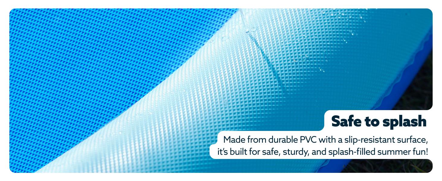 SLOOSH Non-Slip Splash Pad Sprinkler - Outdoor Water Toys Play Mat for Toddlers Kids Dogs, Outside Thickened Sprinkler Pool Party Durable Backyard Fountain for Girls Boys Pets (60in&72in, Blue) TikTokShopSummerTurnup