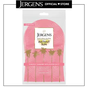 Jergens Natural Glow Body Applicator Mitt for Easy Tan - Reusable & Mess-Free Tanning Product Application - Self Tanner Lotion