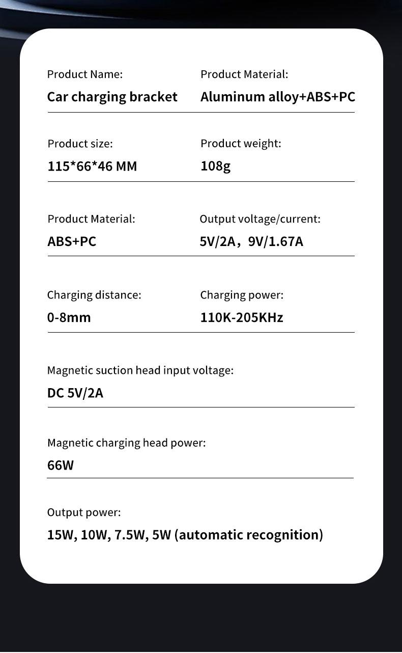 Wireless Charging and Max 66w wired super charging Car Phone mount  Magnet Plug Charging Stand for Android and  Iphone 17 16 15 14 13 12 Pro Max Samsung In Car Mount