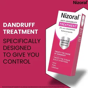 Nizoral Ketoconazole 2% Shampoo – Gentle Cleansing Formula for Scalp Care, 60ml