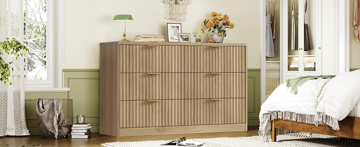 47" Rattan Dresser for Bedroom 7 Drawer Farmhouse Style with Deep Wood Drawers Clothes Storage Cabinet for Living Room & Bedroom French Country Design 47" Rattan Dresser for Bedroom 7 Drawer Farmhouse Style with Deep Wood Drawers Clothes Storage Cabinet for Living Room & Bedroom French Country Design