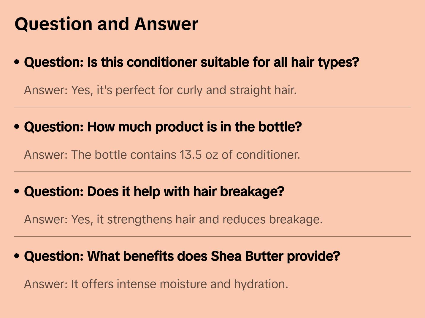 CANTU SHEA BUTTER MOISTURIZING RINSE OUT CONDITIONER 13.5 oz Cleanser Cleansing Haircare Moisturizer Moisture Hydrate Comfort