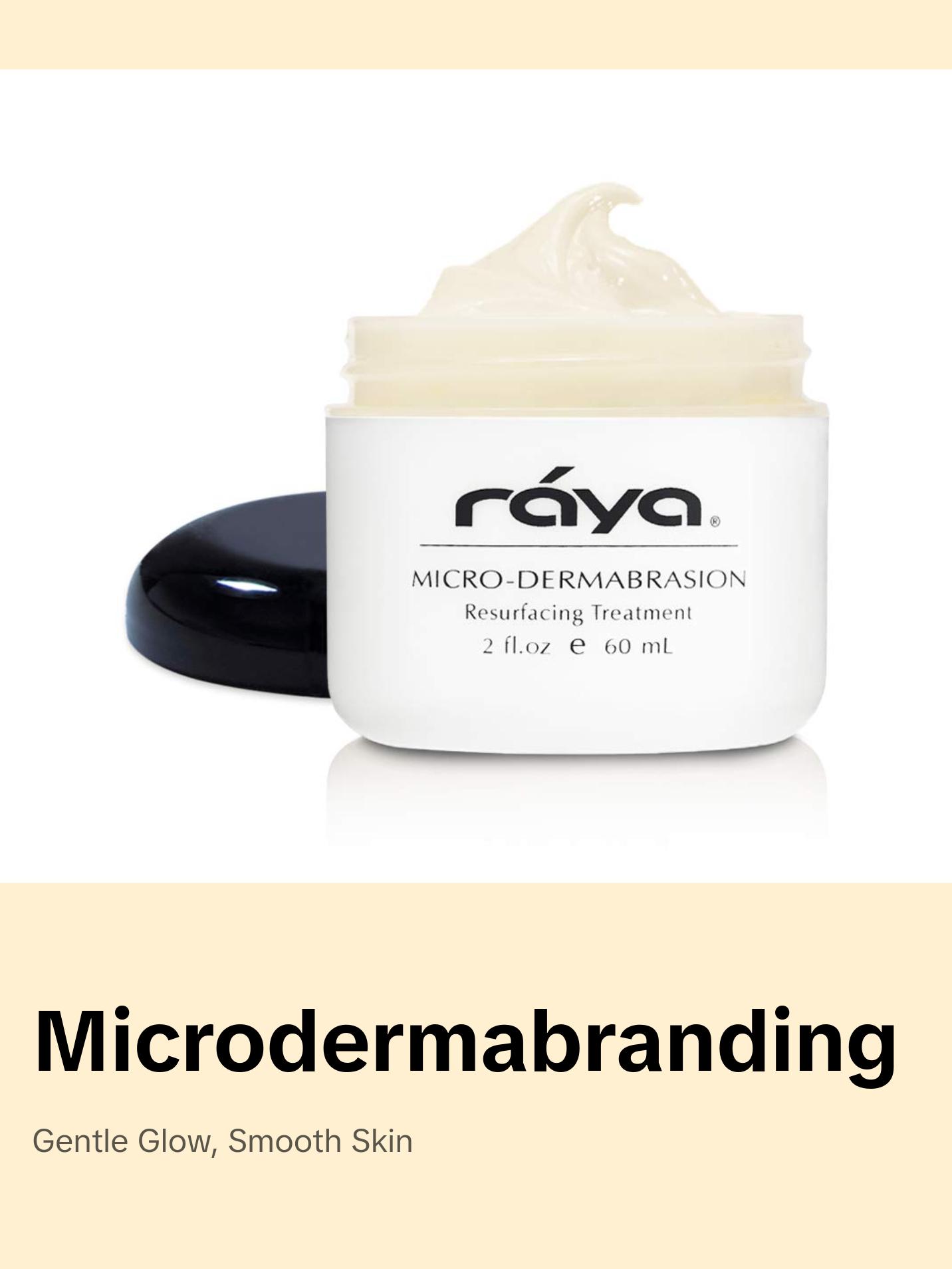 Raya Microdermabrasion Facial Cream (107) | Gentle, Resurfacing, and Exfoliating Treatment for-Non Problem Skin | Helps Minimize Fine Lines and Wrinkles