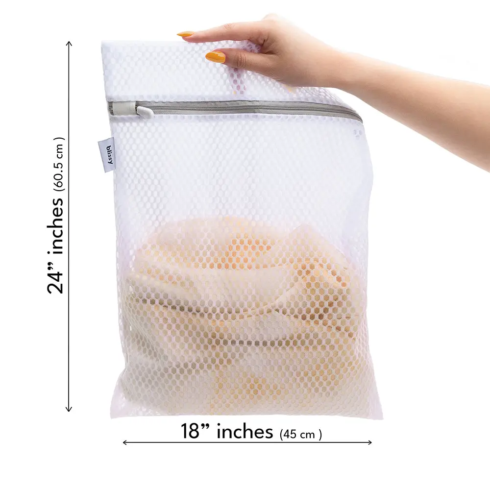 Blissy Mesh Laundry Bags – Protects Delicates, Silk & Loose Items – For Washer & Dryer