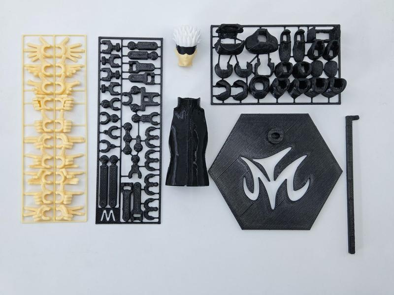 9L3D Printed Anime Jujutsu Kaisen Sukuna Yuji Yuta Satoru Gojo Lucky Dummy 13 Movable Shapeshift Action Figures Mannequin