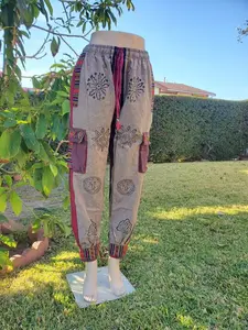 Boho hippie pants - Cotton bohemian hippie pant
