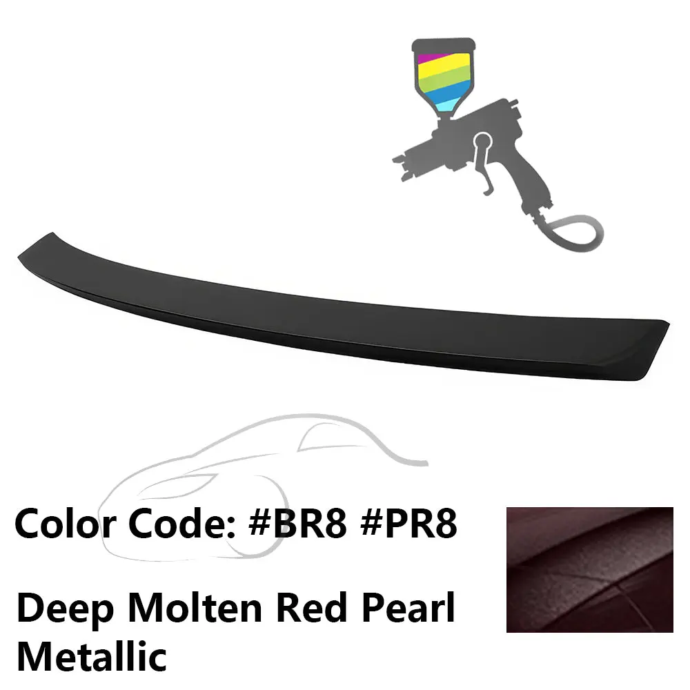 Trunk Spoiler for Chrysler 300 2011-2023 OE #BR8 Deep Molten Red Pearl ABS