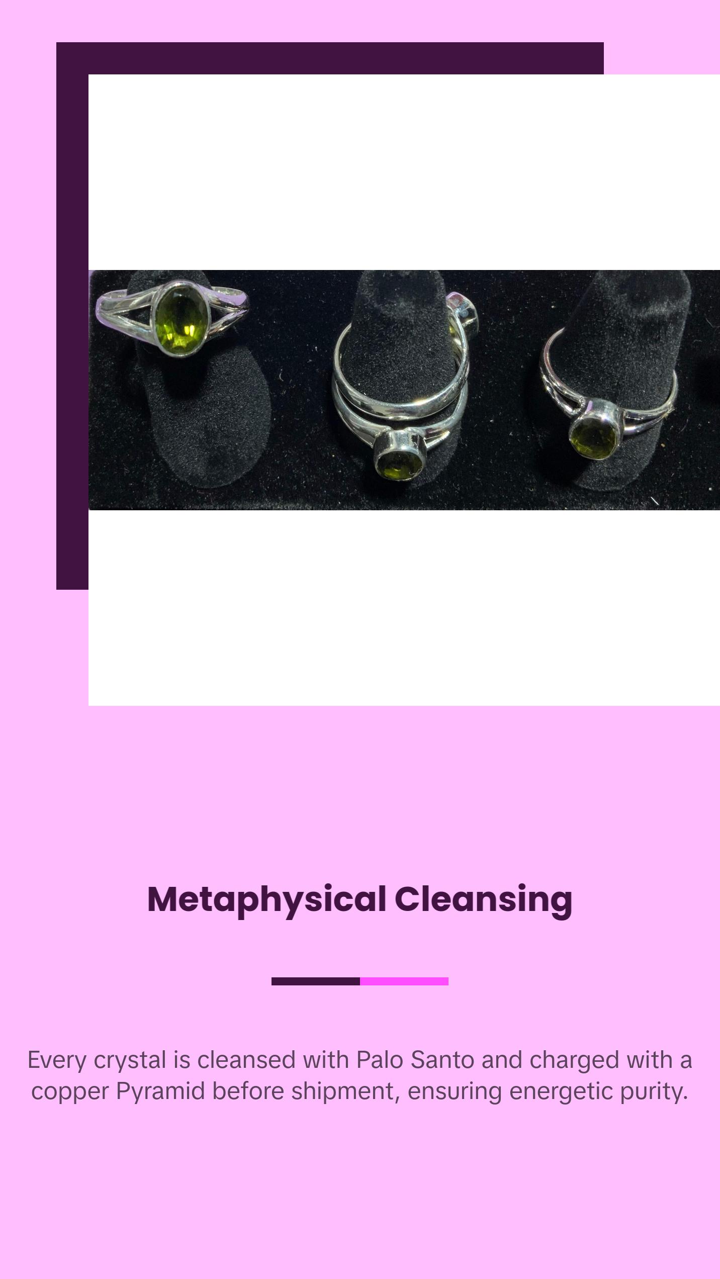 Beautiful Moldavite Ring Size 6