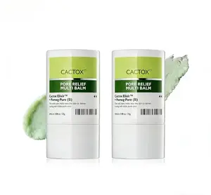 [Dr.Melaxin Official] CACTOX PORE RELIEF MULTI BALM with Cactus Cooling Reduce Puffiness & Pore Tightening for Visible Pore Care Skin Repair 2pcs