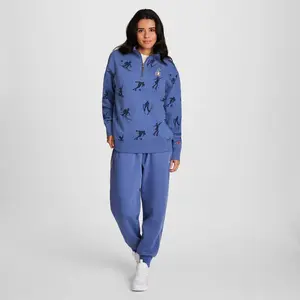 Champion Adult Fleece Motif 1/4 Zip Pullover Sweatshirt Champion Adult Fleece Motif 1/4 Zip Pullover Sweatshirt