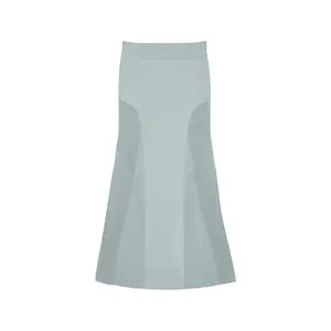 PUMA Womens Yona Long Ribbed Skirt Casual Casual - Green