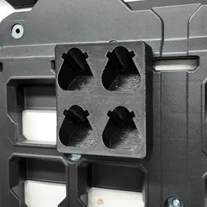 M12 Battery Holder Quad Mount