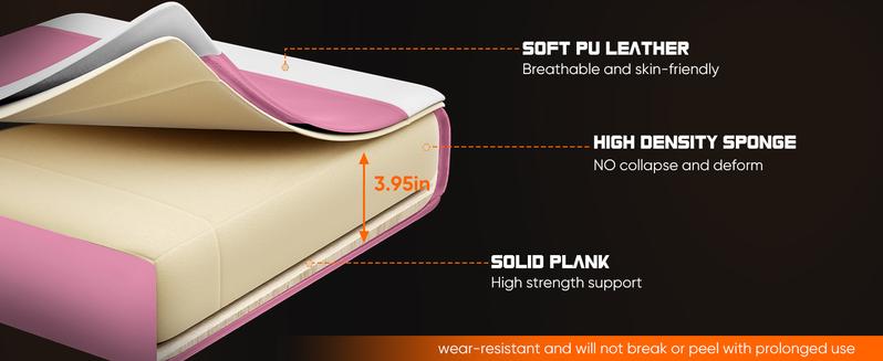 Height-Adjustable Gaming Chair with Footrest, 360° Swivel Seat, Headrest for Office or Gaming Use