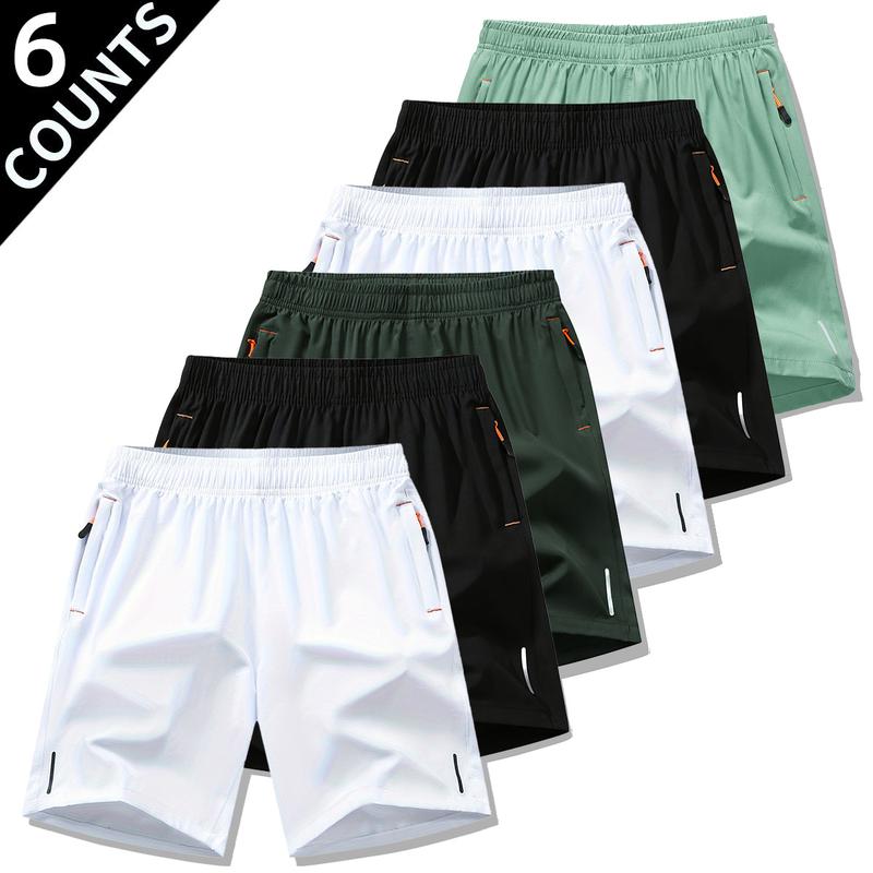 6-piece set shorts for men Summer men's casual quick drying shorts, sports and casual jogging, breathable and loose bottom shorts tiktok shop deals  5 sense gifts for him  Plain Beige Menswear Tropical