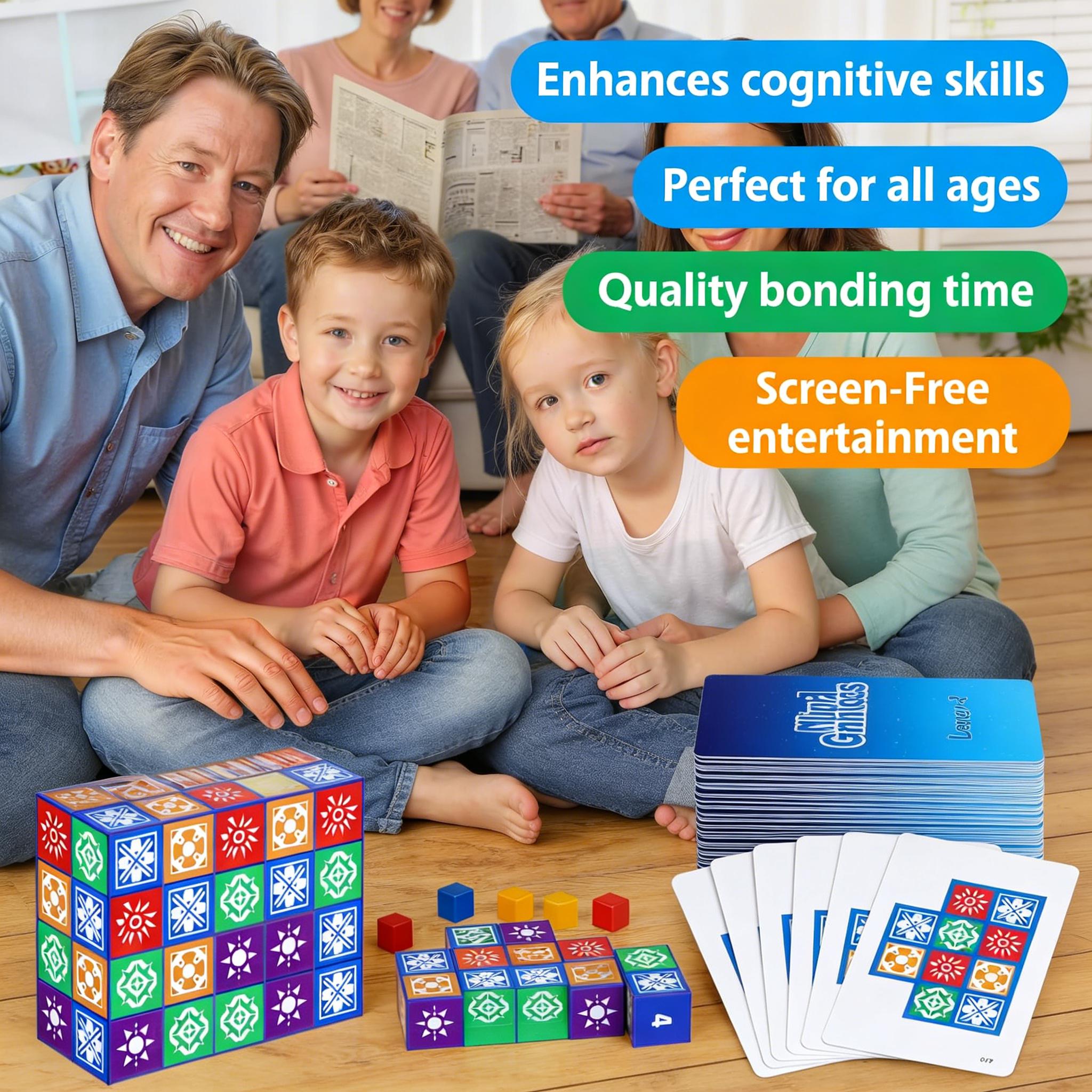 Visual Recognition Puzzle Matching Board Game Style A Parent-Child ...