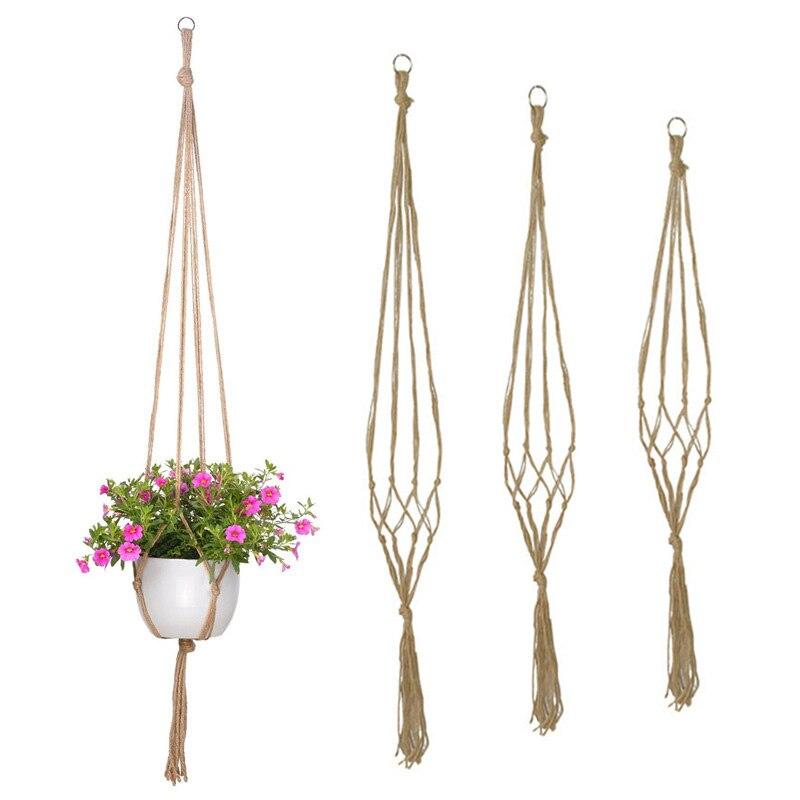 Aesthetic woven plant hanging basket cotton rope sling basket, Indoor plants, Fake hanging plant, Clean girl, Home decor, Aesthetic woven plant hanging basket cotton rope sling basket, Indoor plants, Fake hanging plant, Clean girl, Home decor,