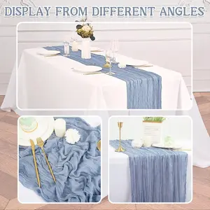 6/10 Packs Table Runner, a bohemian-style table decoration, perfect for country weddings, baby showers, and birthday parties