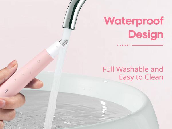 Hair Identifier Spray & Facial - Nose Hair Remover: 2 in 1 Painless Electric Shaver and Nose Trimmer - Rechargeable Hair Removal Tool Smooth Comfort