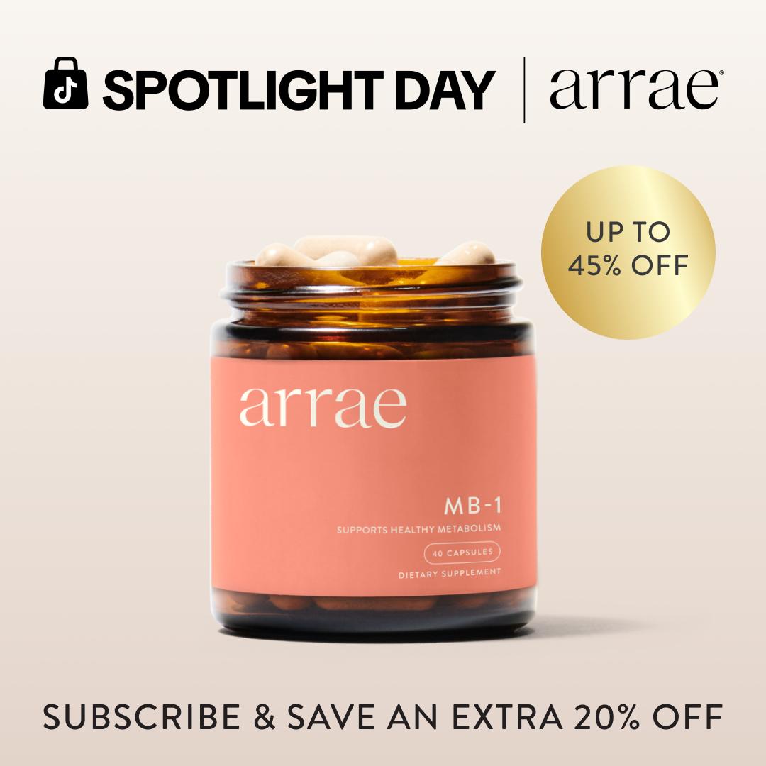 Arrae MB-1 Natural Energy, Cholesterol, & Overall Health Support 20-Day Supply Organic Nutrition Dietary Supplement Hea