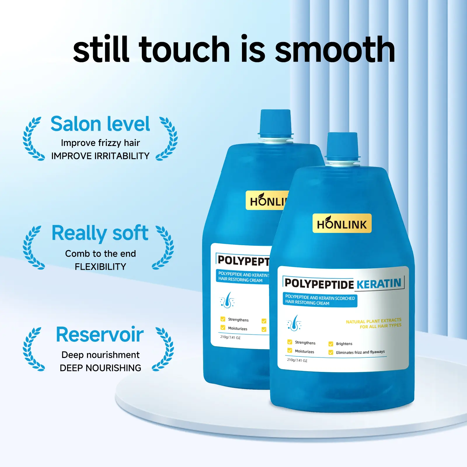 【Buy 1 Get 1 free】Polypeptide Keratin Hair Perfector Treatment -  Deep Repairing Cream for Dry Damaged Hair, Anti-Frizz & Split Ends Strengthener for All Hair Types