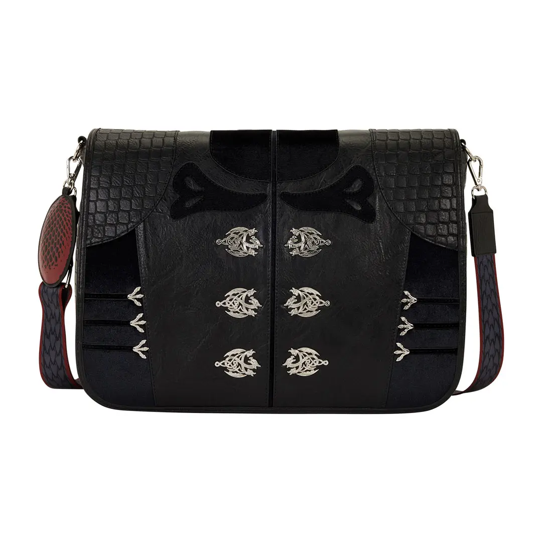 Loungefly HBO House of the Dragon Rhaenyra Targaryen Cosplay Crossbody Messenger Bag, Crossbody Purse Bag, Casual Messenger Bag