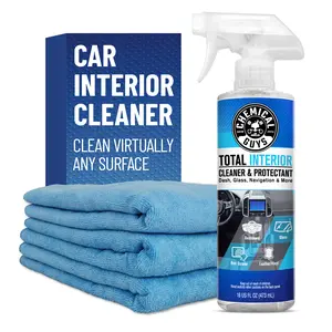 CHEMICAL GUYS Ultimate Total Interior Detailing Kits – Clean & Refresh Car Dashboards, Seats, Doors, Glass, Leather & More – All-in-One Interior Cleaner, Safe on Plastic, Vinyl, Leather & Fabric, Auto
