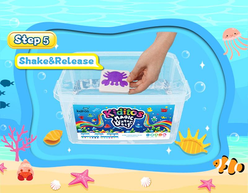 Kiditos  Magic Water Elf Toy Kit with Magic Gels, Molds - Imaginative Play, Christmas Gifts, Birthday Gifts, Party Favors, and Family-Friendly DIY STEM Projects